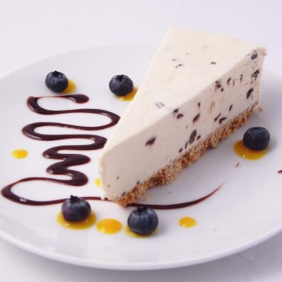 Irish Cream Liqueur Cheesecake - Slice