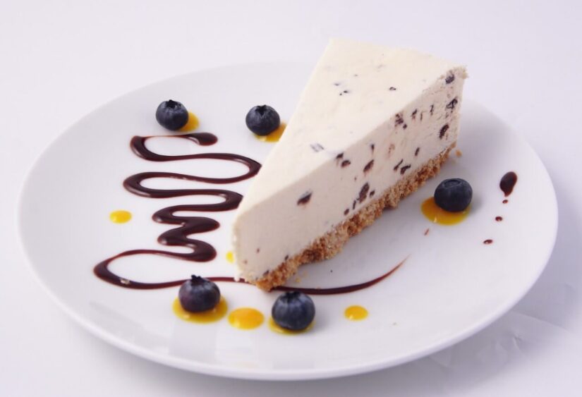 Irish Cream Liqueur Cheesecake - Slice